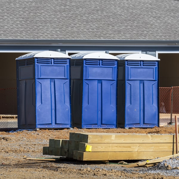 how can i report damages or issues with the porta potties during my rental period in Polkton Michigan